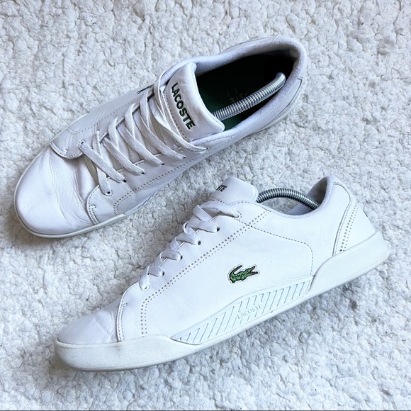 Lacoste Other - Lacoste: White Leather Lacoste Men's Nistos CI Lace Up Sneakers US Size 12